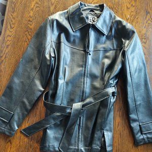 Women's Faux Leather Jacket Size M